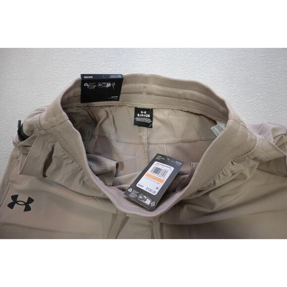 Under Armour Tapered Joggers Sweat Pants Beige W/Pockets Mens Small NWT $100 - Picture 8 of 10